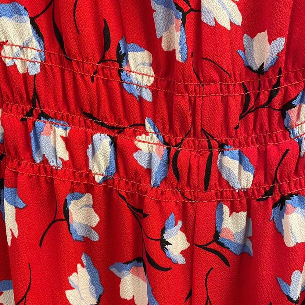 Talbots Flutter Sleeve Floral Dress NWT - Picture 3 of 10